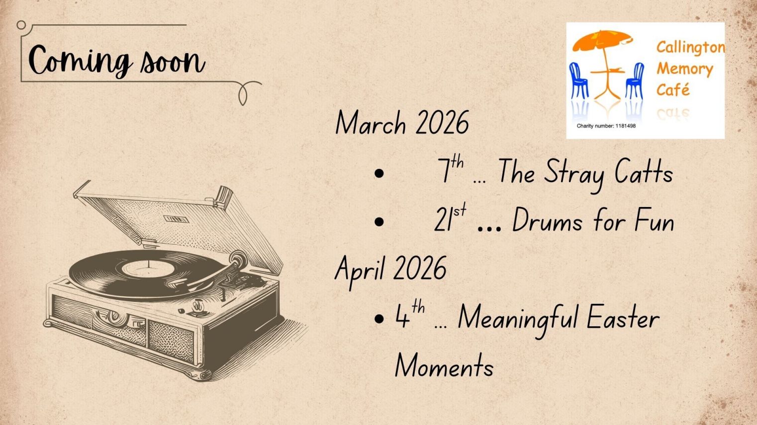 Activities for November